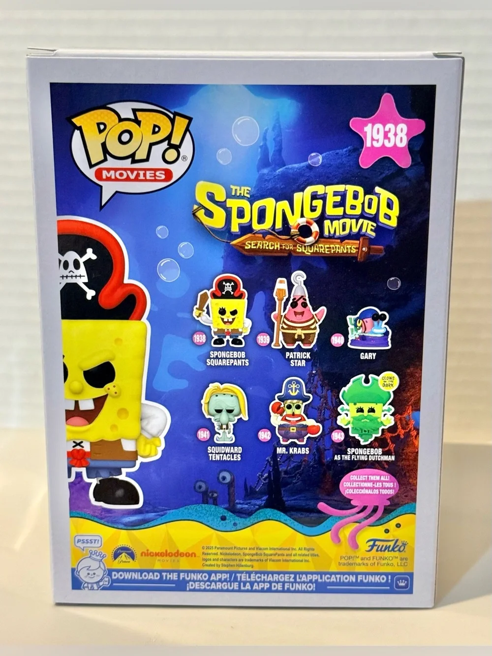 Funko Pop! Movies #1938 The SpongeBob Movie SpongeBob Brand New